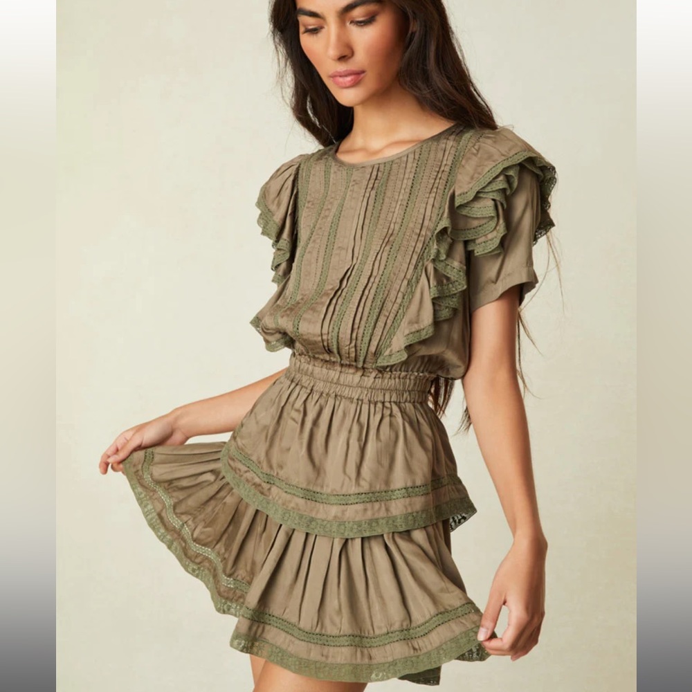 LoveShackFancy Natasha Mini Dress